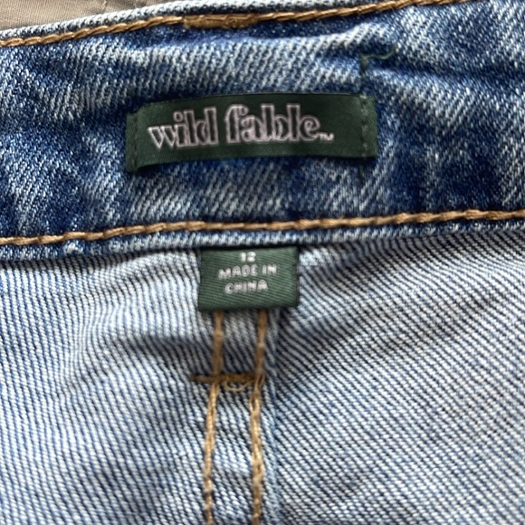 Wild Fable super high-rise straight jeans medium wash - Picture 7 of 8
